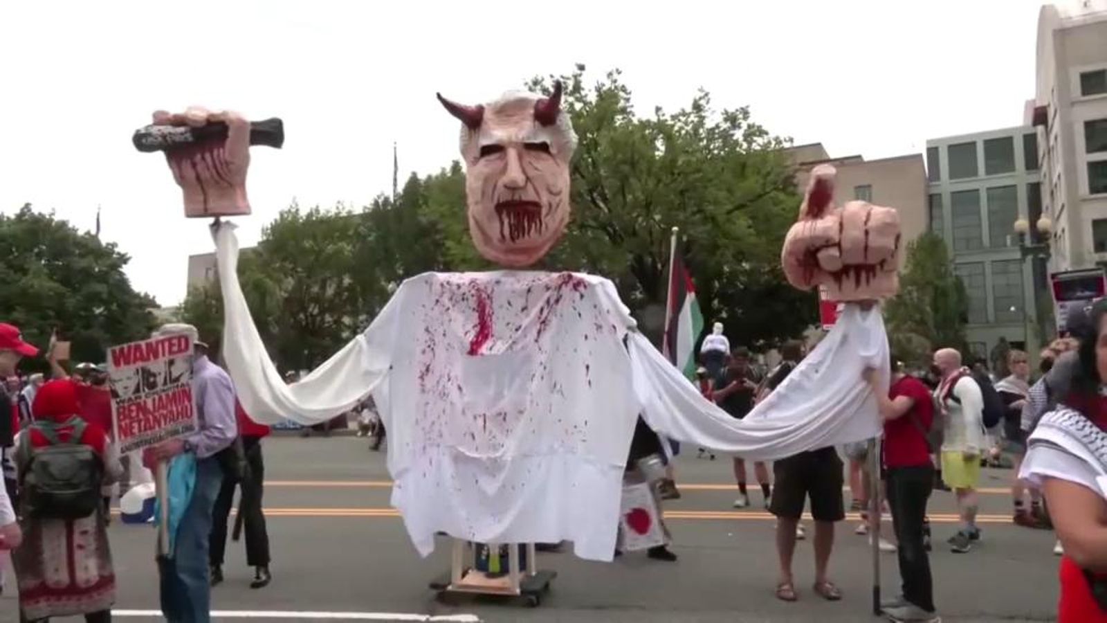 Protestes contra Netanyahu a Whashington