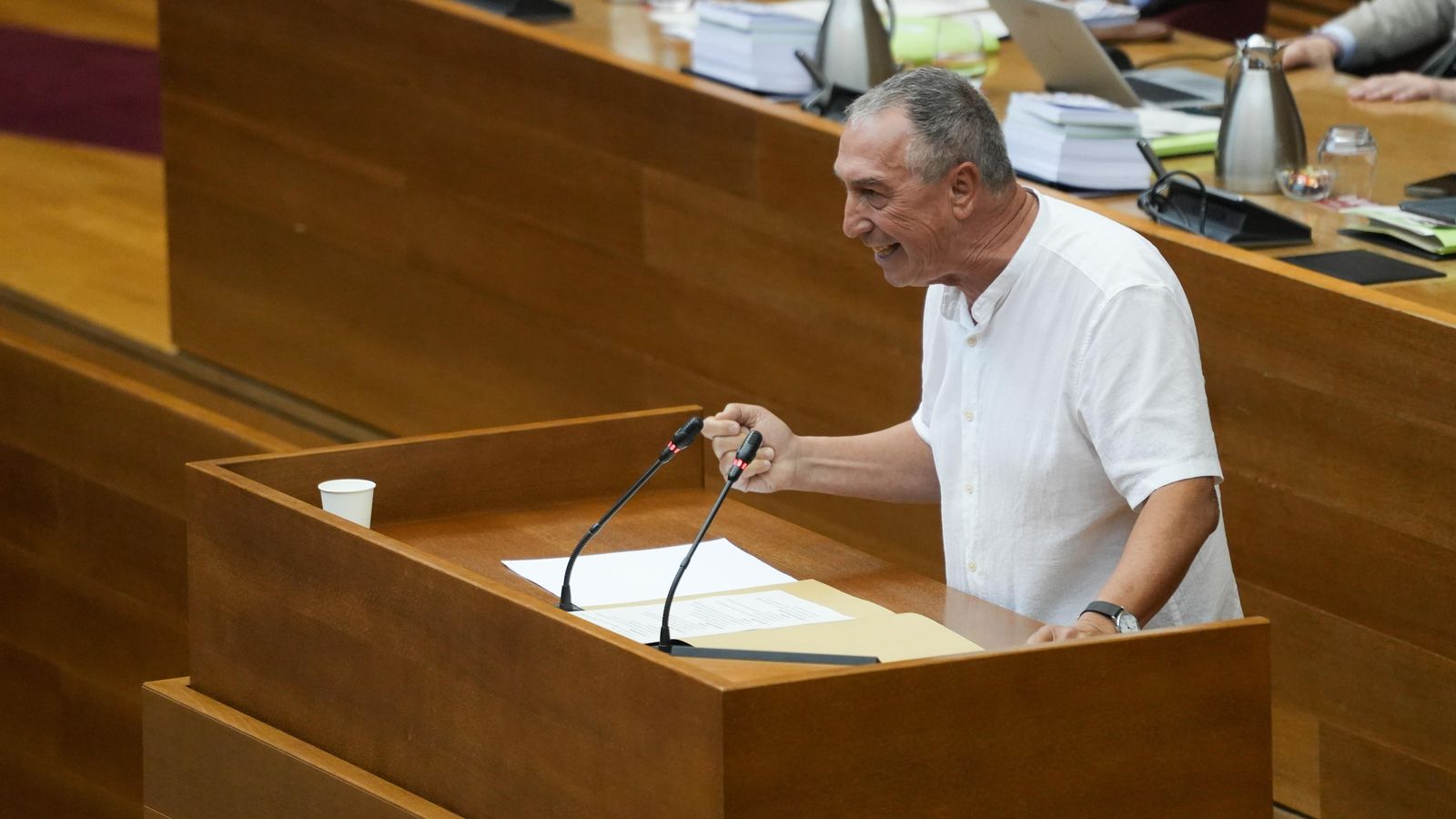 Joan Baldoví a les COrts en una imatge d'arxiu