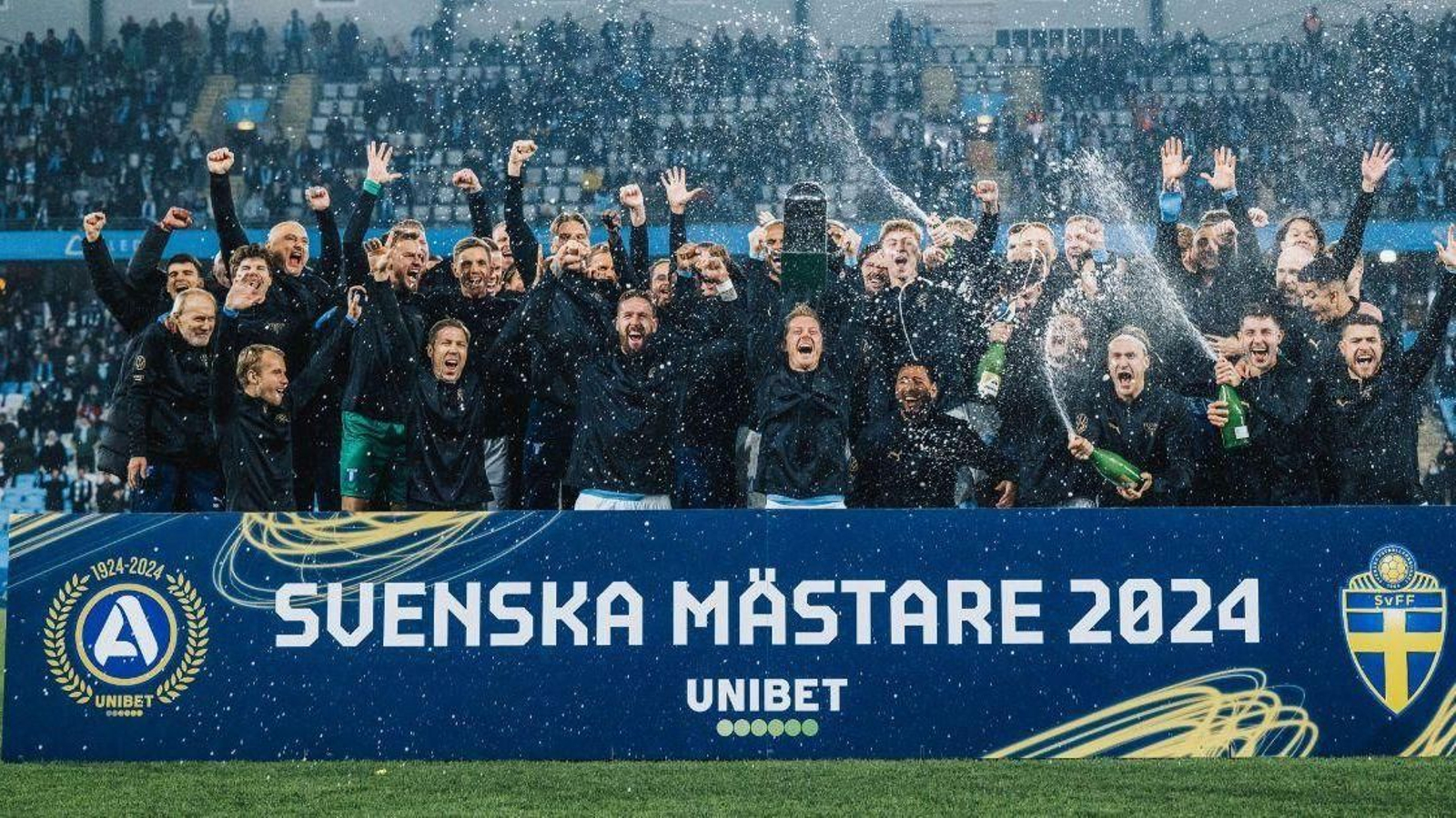 El Malmö celebra el títol de lliga de 2024
