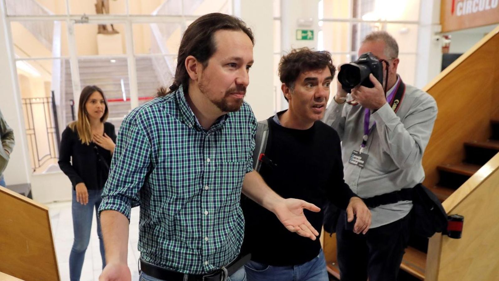 Pablo Iglesias en el consell ciutadà estatal de Podem