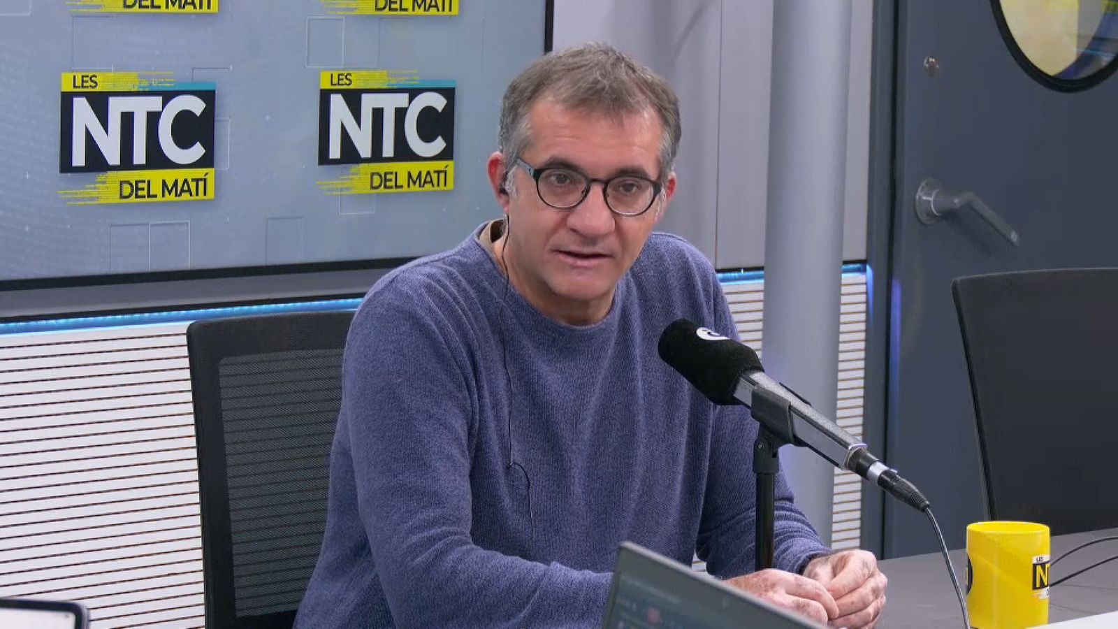 El coordinador l'STEPV, Marc Candela, en 'Les notícies del matí'