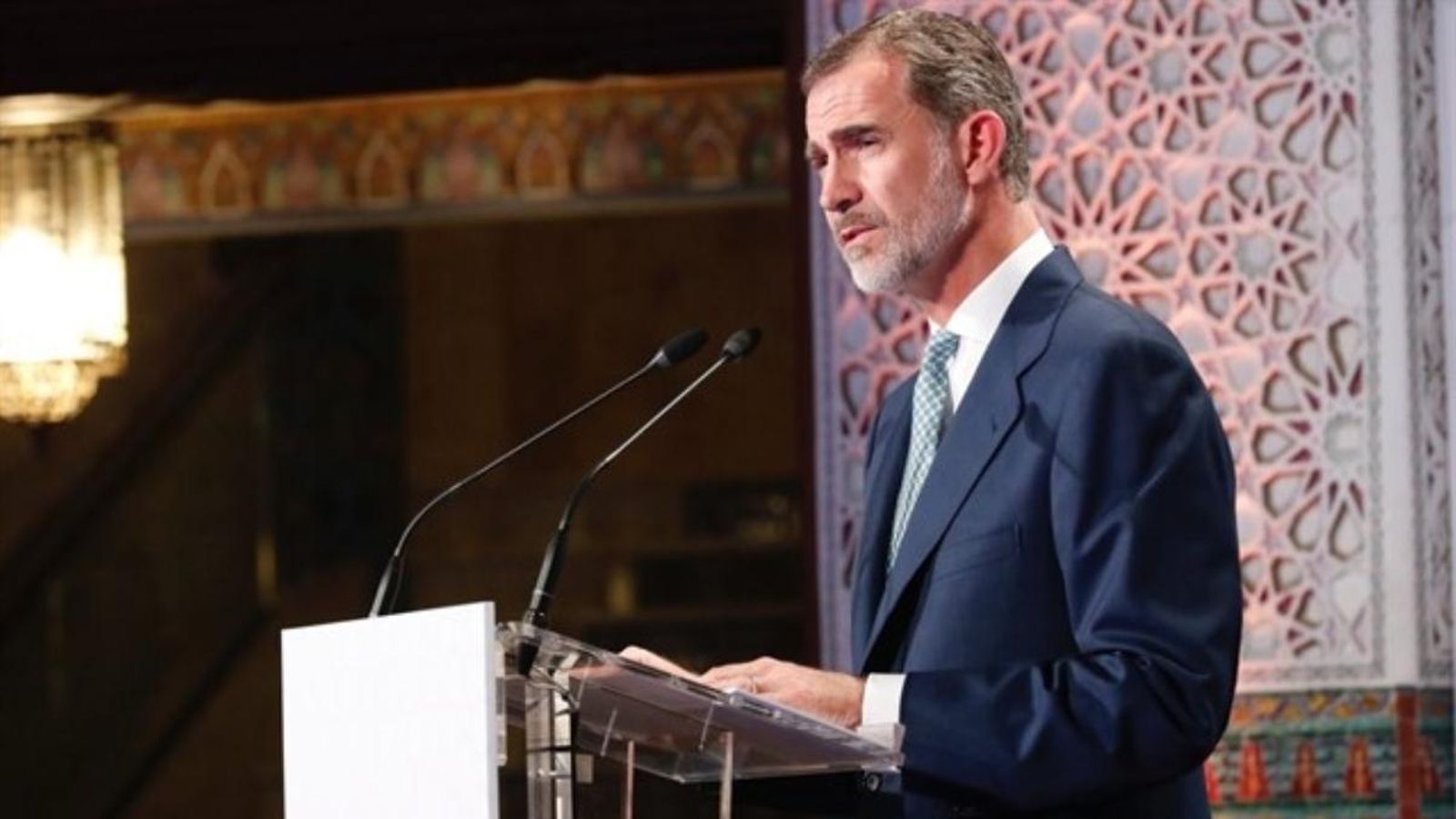 Imatge d'arxiu del rei Felip VI en un acte a Catalunya