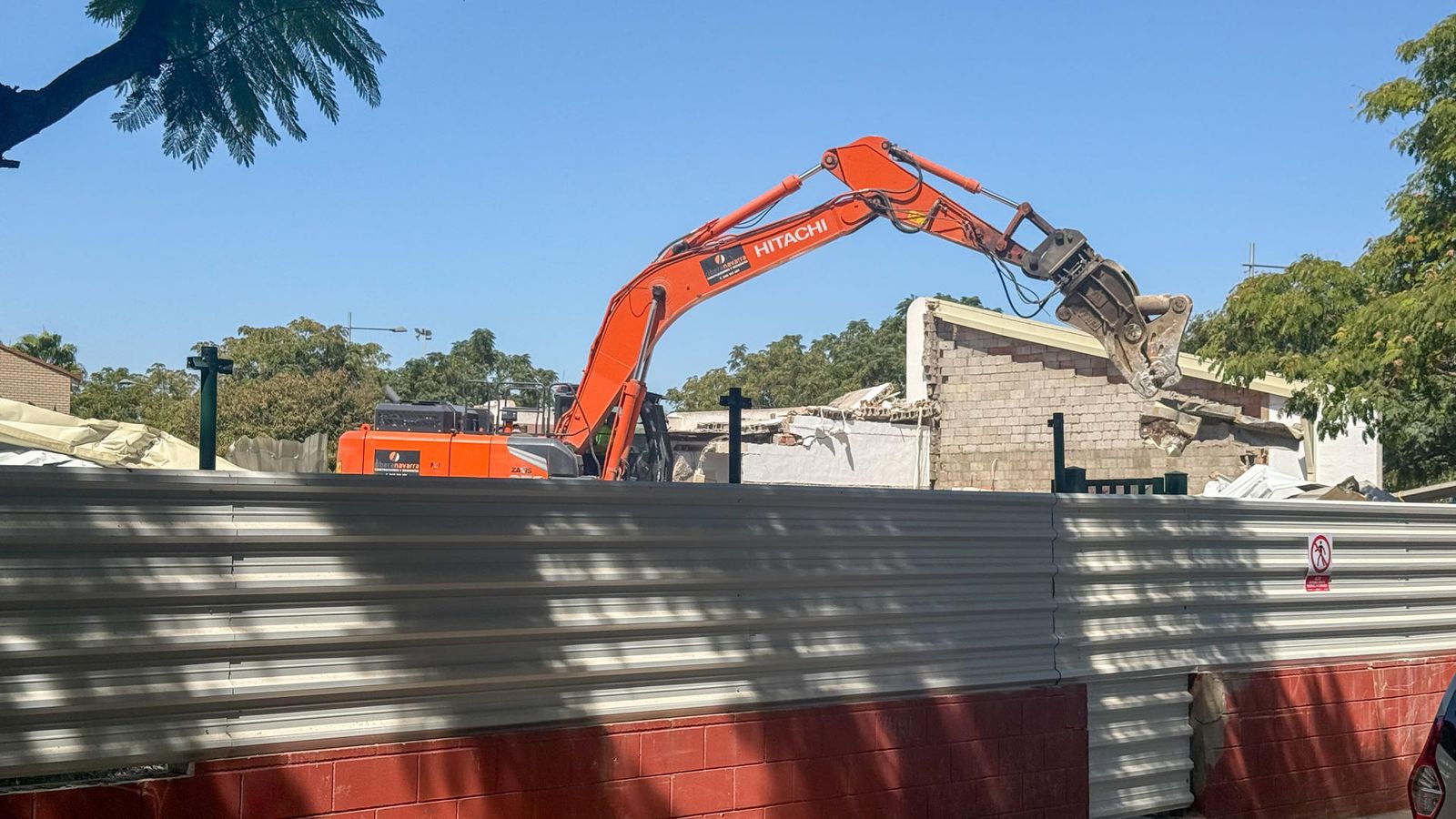 Obres al CEIP Orba d'Alfafar, un dels centres que va patir danys a causa de la dana