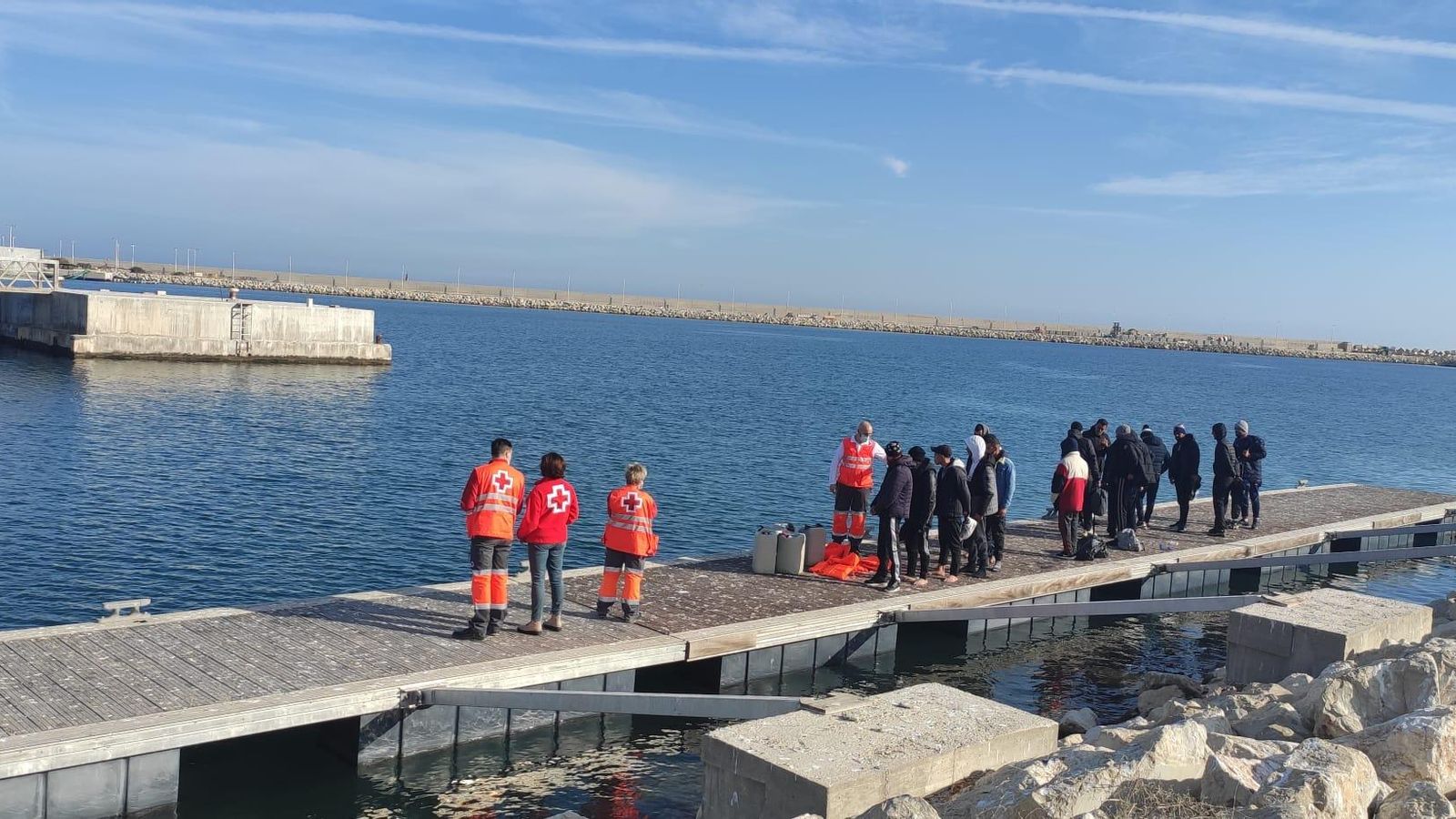 Els migrants arribats aquest dimecres