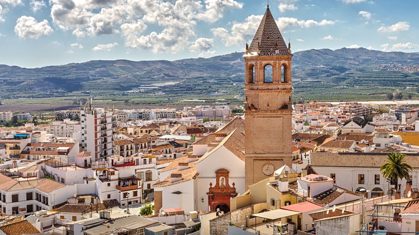 Vista aèria de Vélez-Málaga, la localitat on ha sigut detingut el sacerdot acusat de diverses agressions sexuals a dones