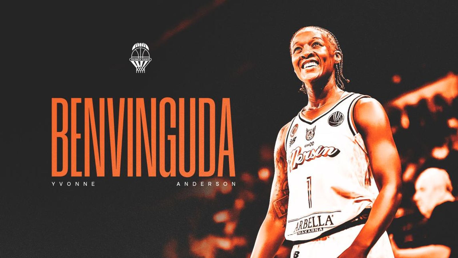 El València Basket li dona la benvinguda a Yvonne Anderson