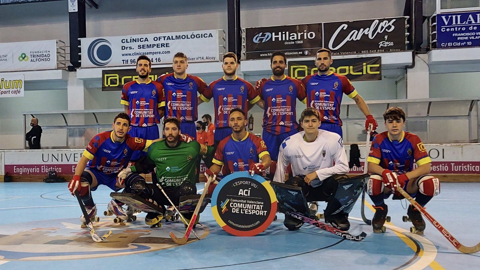 Els jugadors de l'Alcodiam, abans d'un partit Els jugadors de l'Alcodiam, abans d'un partit.