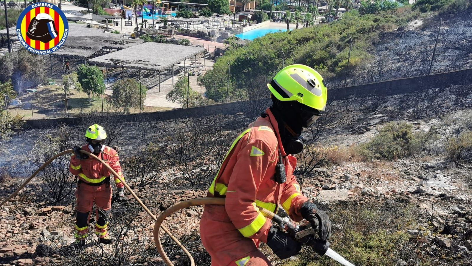 Incendi forestal a Cullera