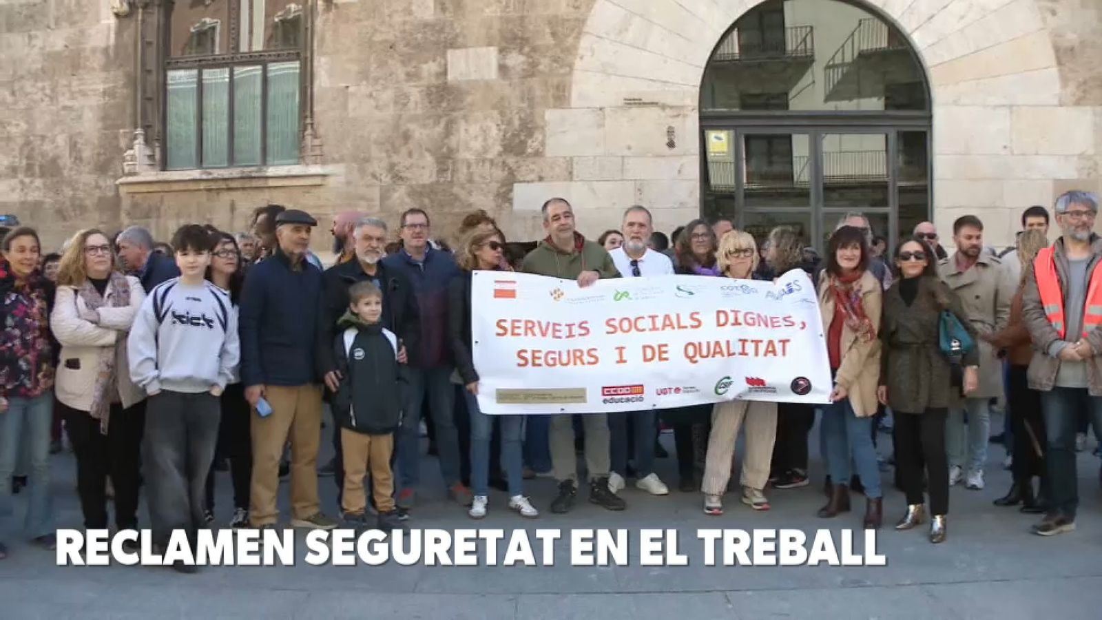 Els educadors socials eclamen seguretat en el treball