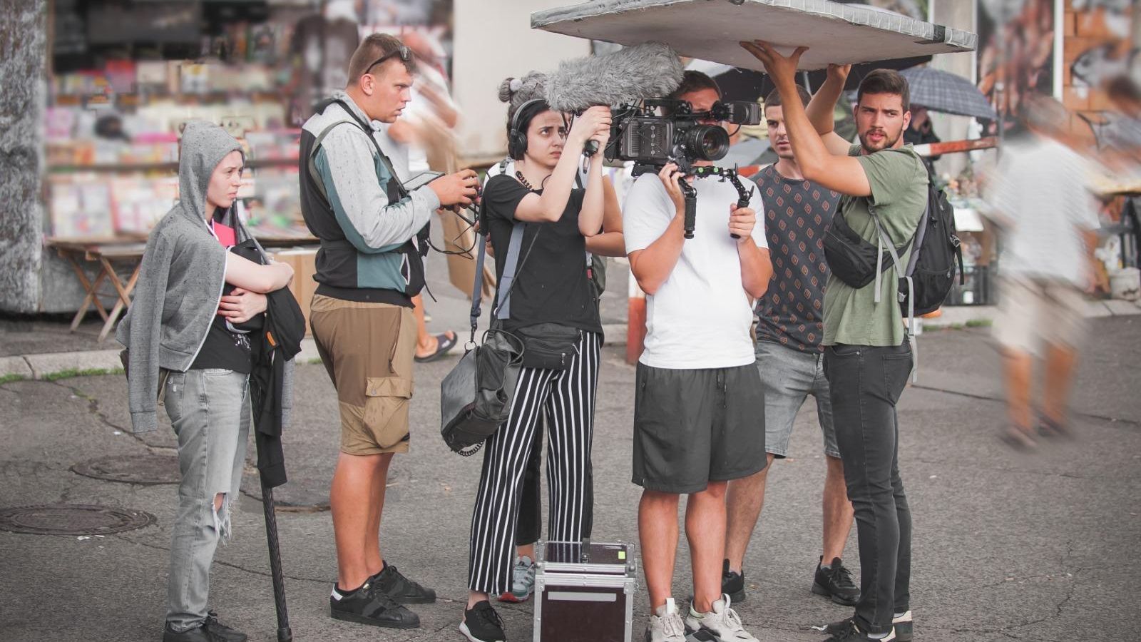 Imatge d'arxiu d'un rodatge audiovisual