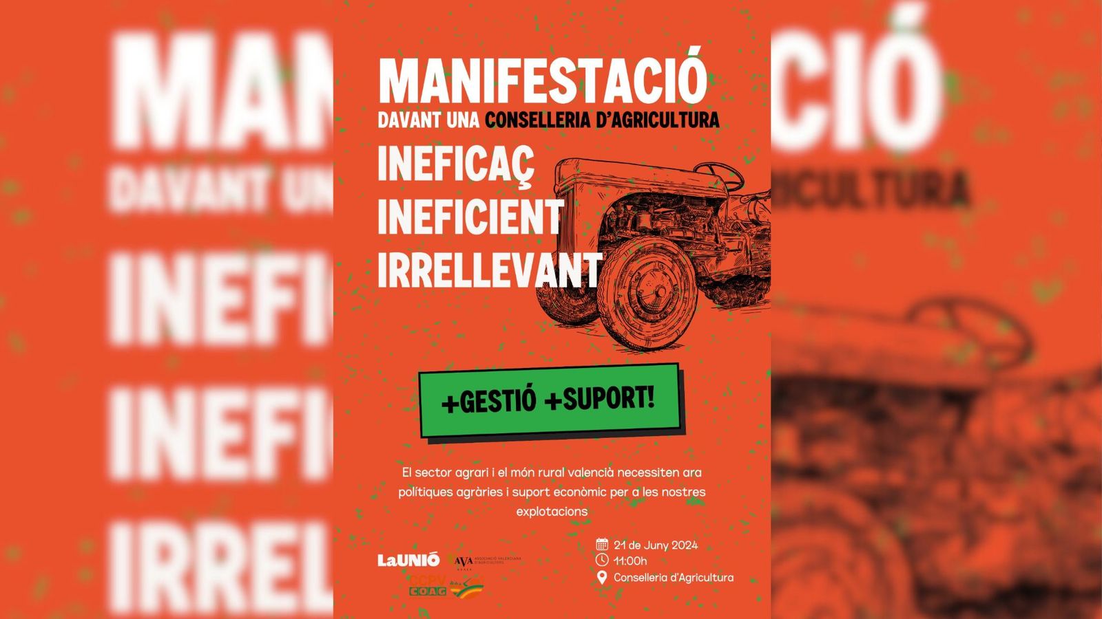 Cartell de la manifestació