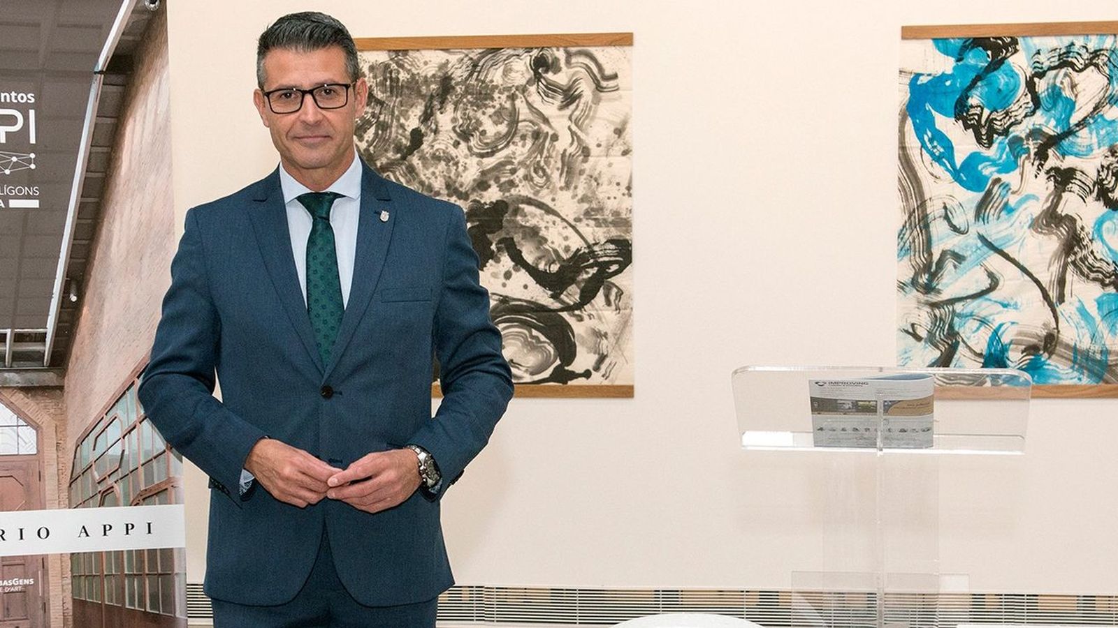 L'alcalde d'Almussafes, Toni González, en una imatge d'arxiu