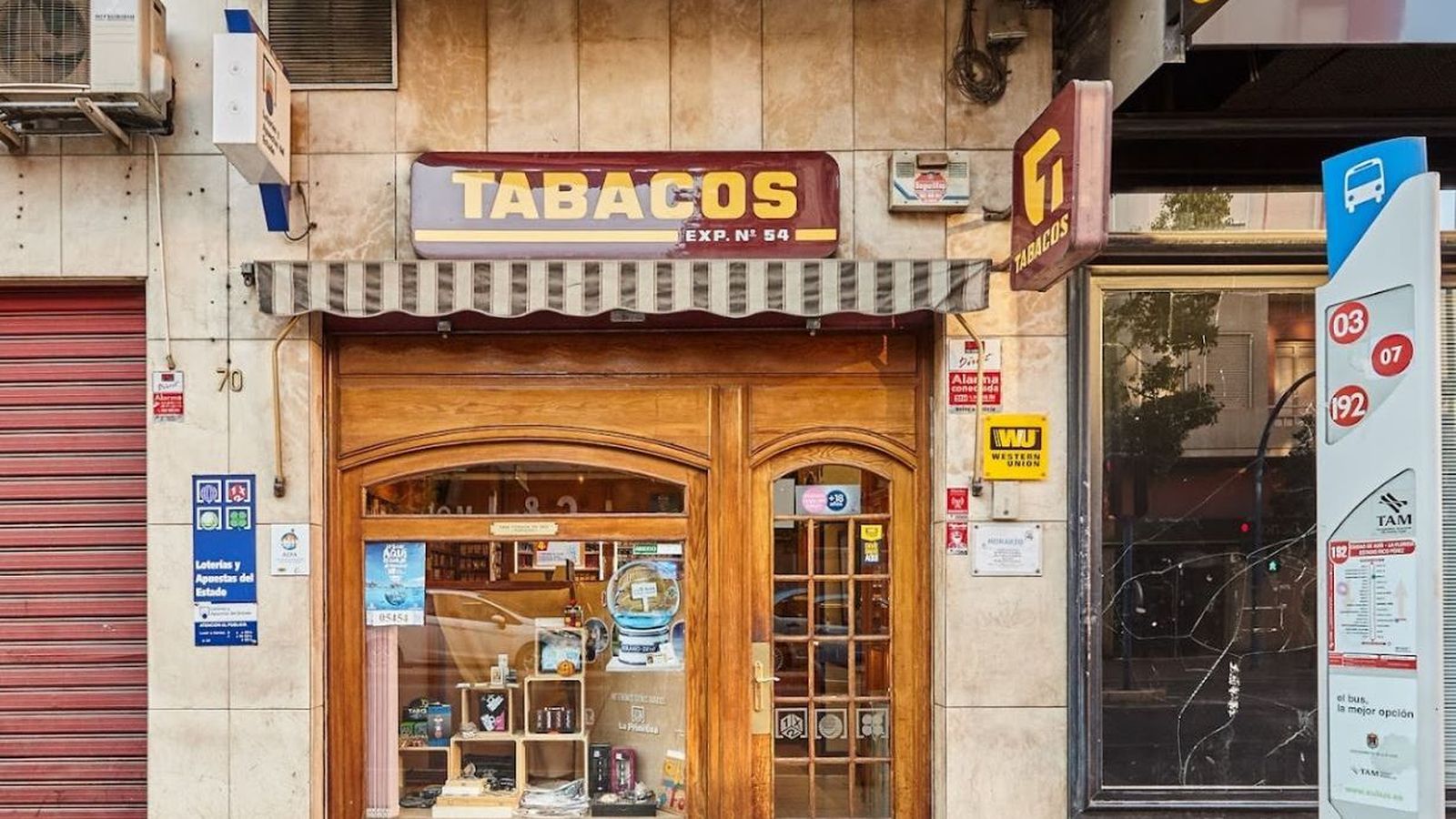 Punt de venda del bitllet premiat en la Bonoloto