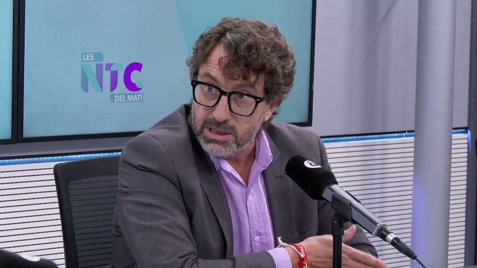El secretari d'organització del PSPV, Vicent Mascarell, a Les Notícies del Matí
