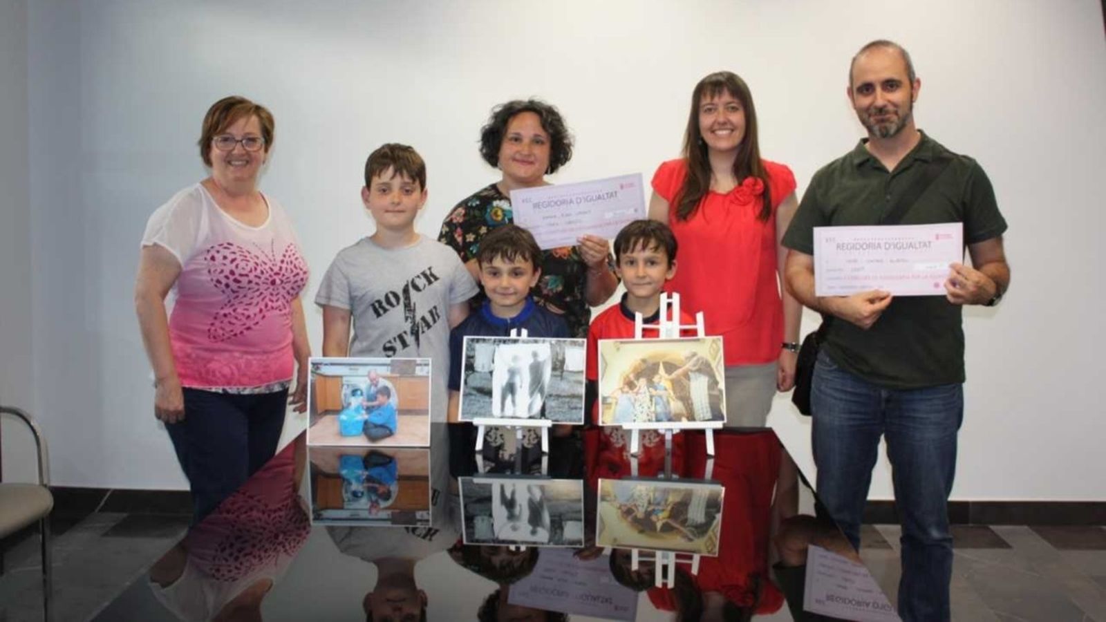 Els guanyadors del I Concurs de Fotografia per a la Igualtat d'Almassora.