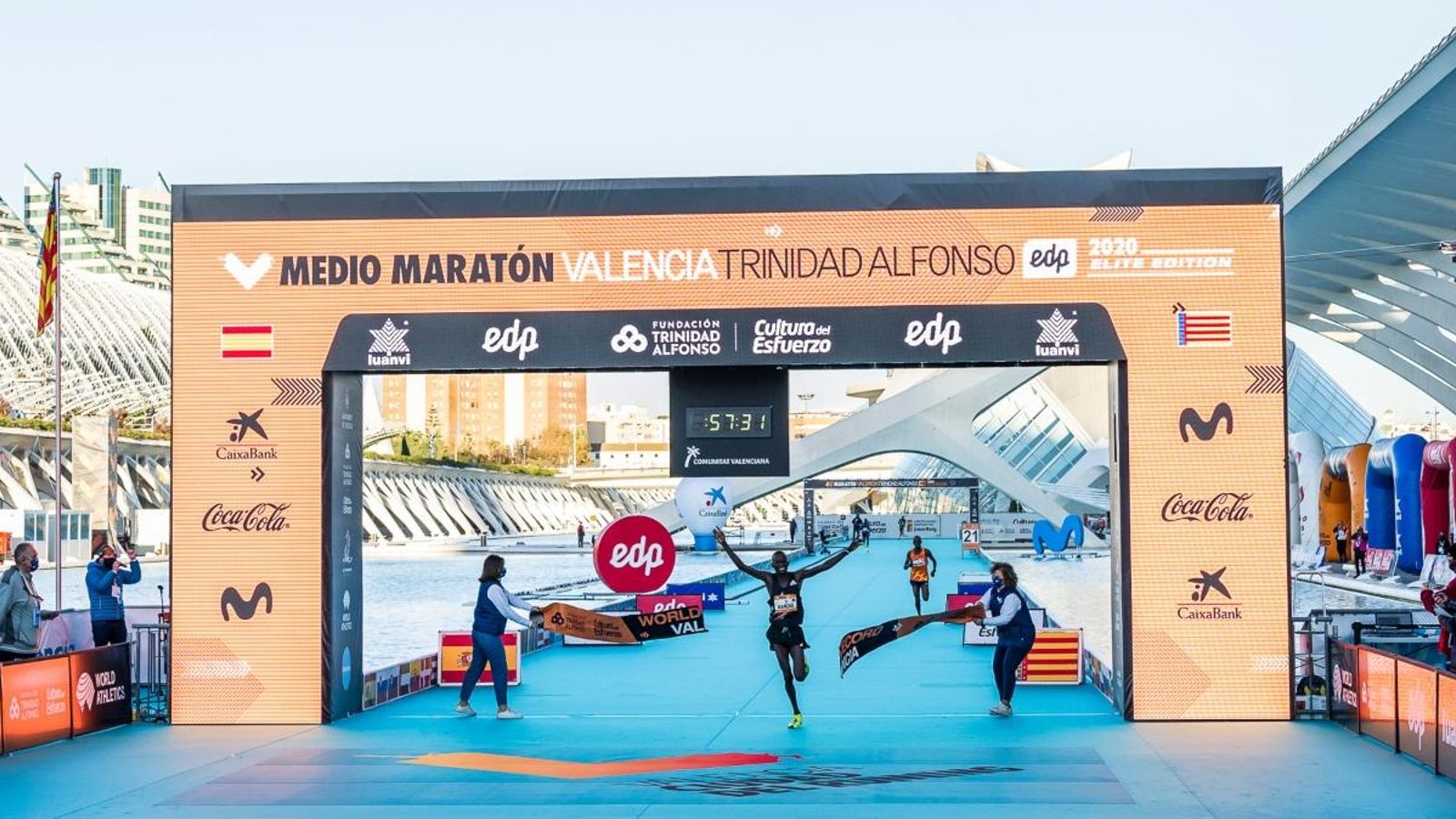Kibiwott Kandie aconsegueix a València el rècord en mitja marató Kibiwott Kandie aconsegueix a València el rècord en mitja marató