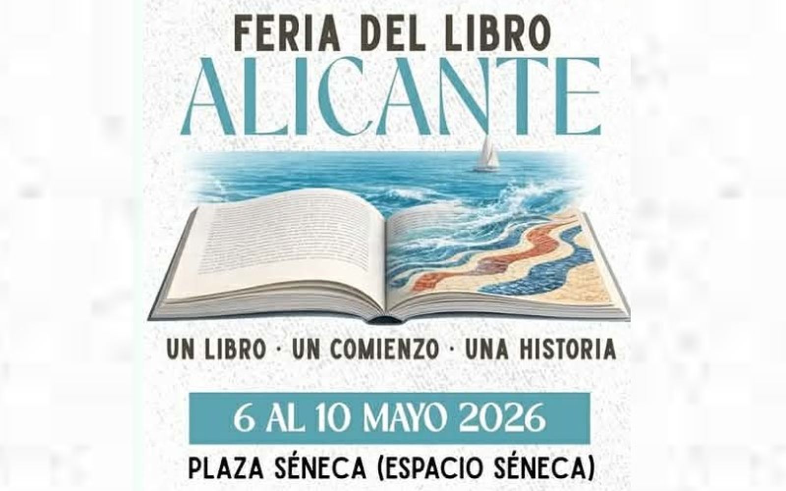 Cartell Fira del Llibre d'Alacant