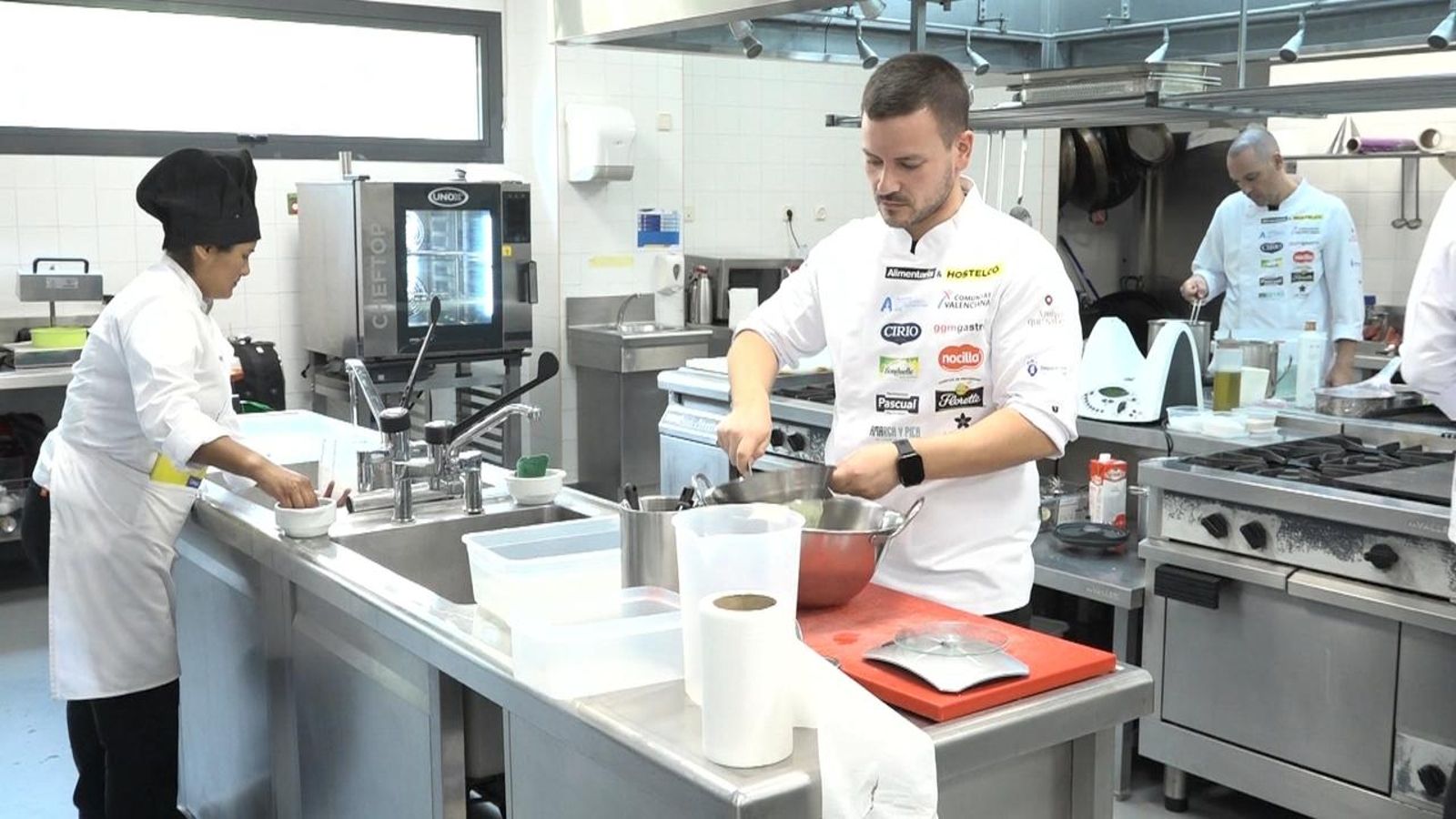 Els aspirants, en una de les proves