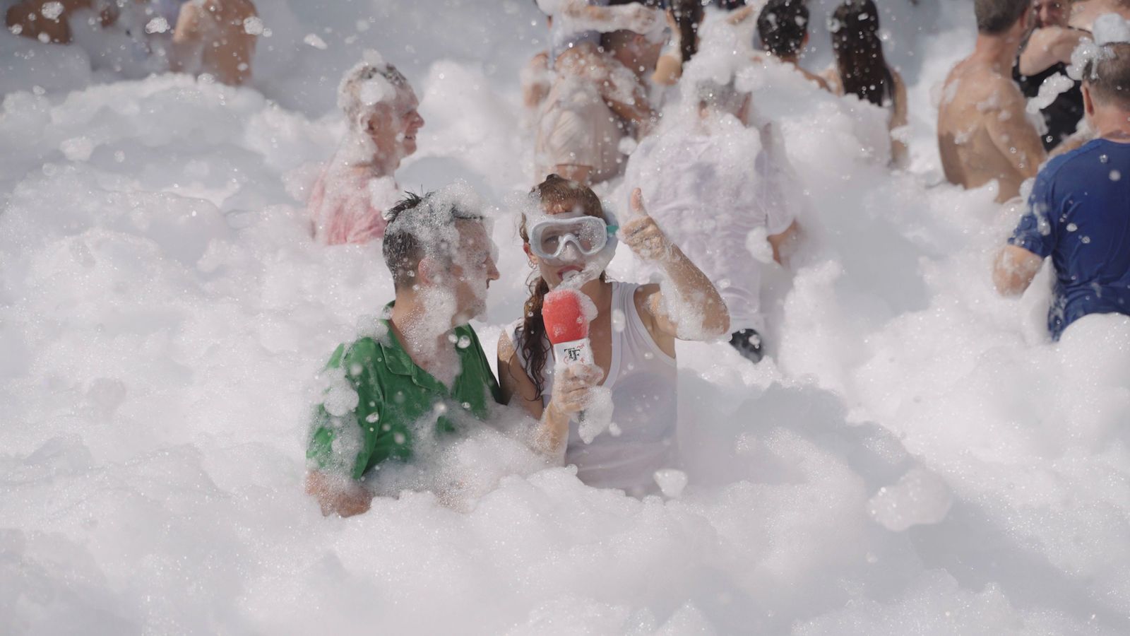 Festa de l'espuma a les Useres