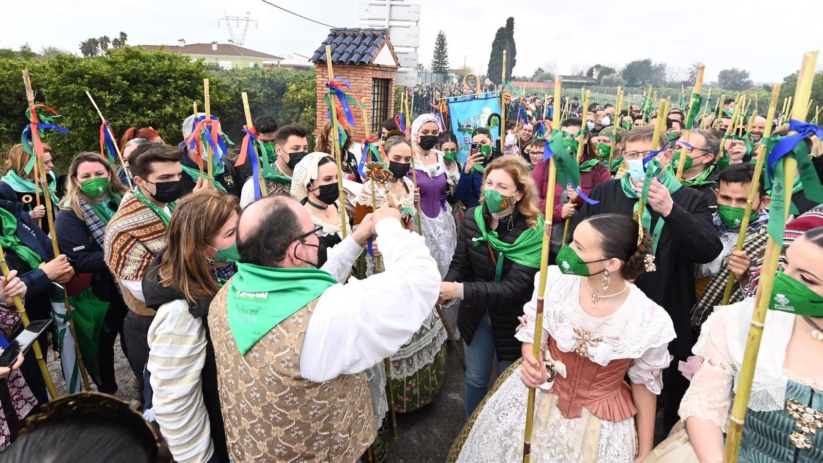 La romeria de les Canyes transcorrerà en un ambient agradable, allunyat de les altes temperatures que es preveuen per a la Cavalcada del Pregó