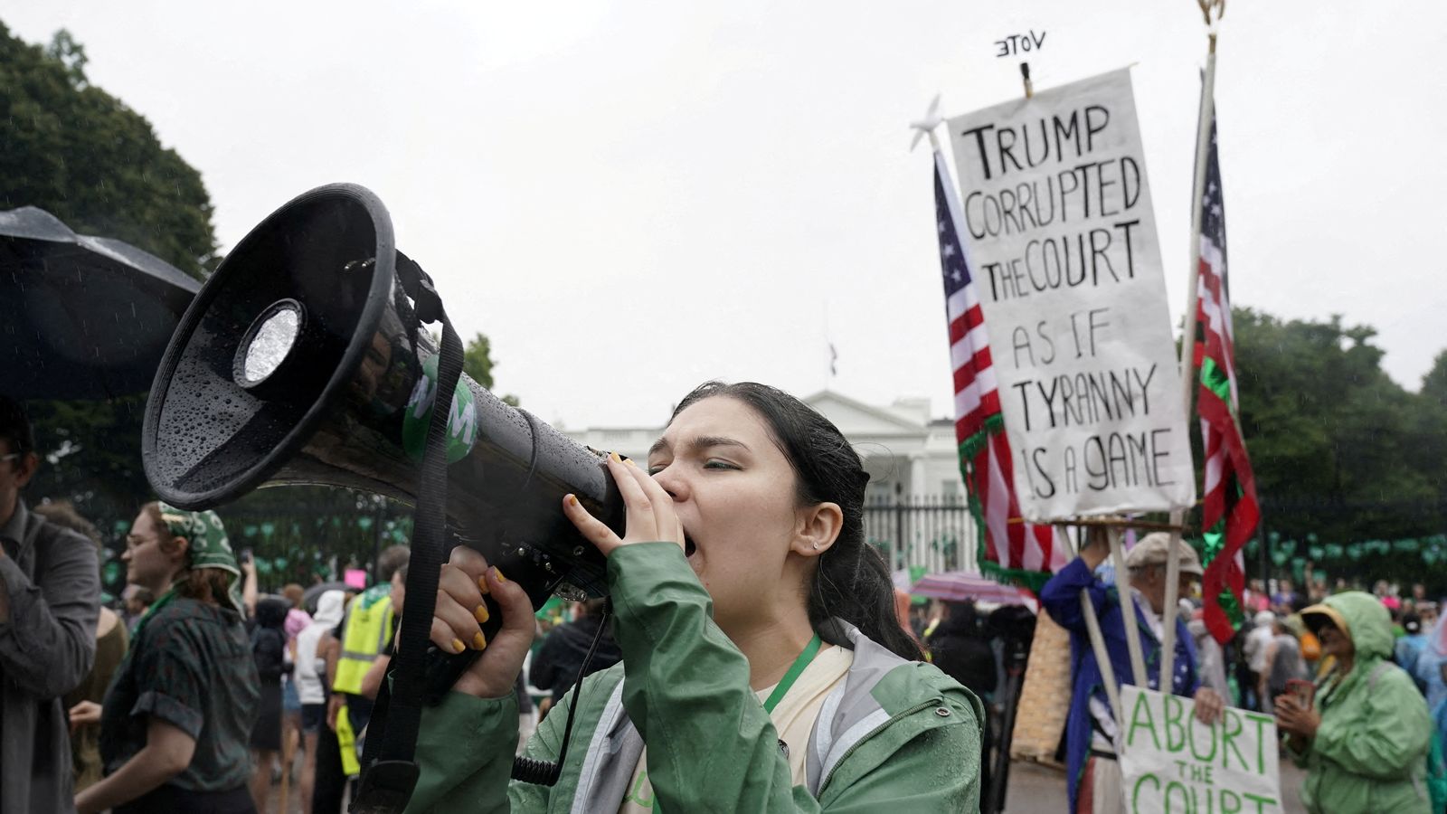 Protesta als Estats Units contra la derogació de la sentència Roe vs. Wade (arxiu)