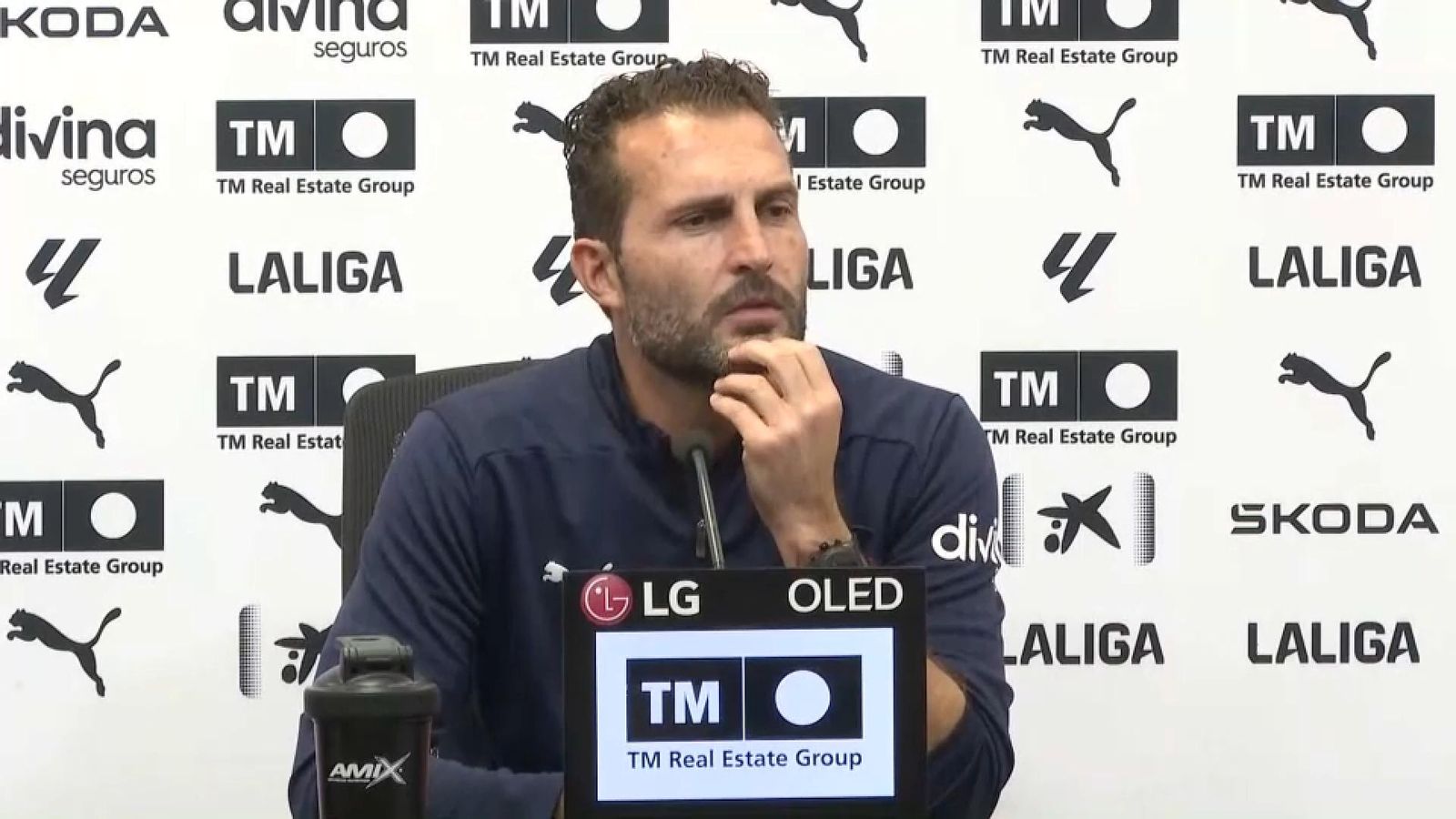 El tècnic del València, Rubén Baraja