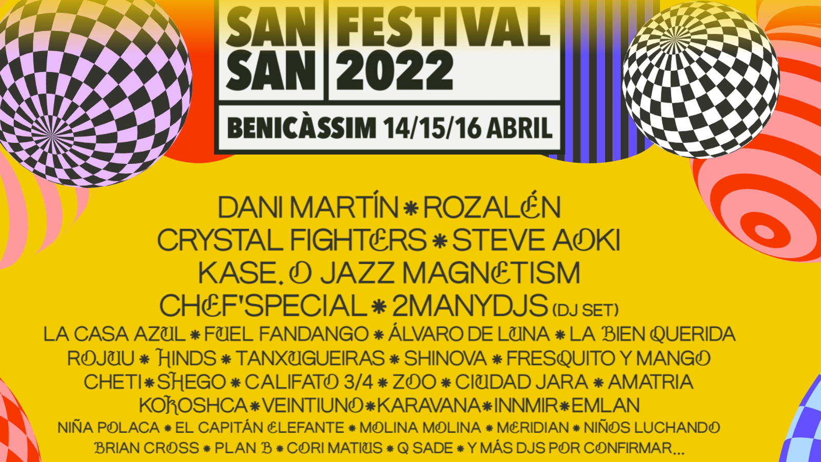 Cartell del SanSan Festival 2022