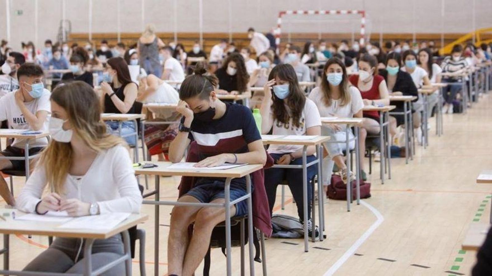 Imatge d'arxiu de les proves de selectivitat de 2020 a Alacant