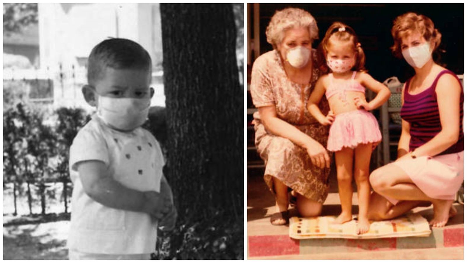 Imatges de la campanya #Quenadiequedeatrás, on apareixen fotografies alterades del president Ximo Puig i la vicepresidenta Mónica Oltra quan eren menuts