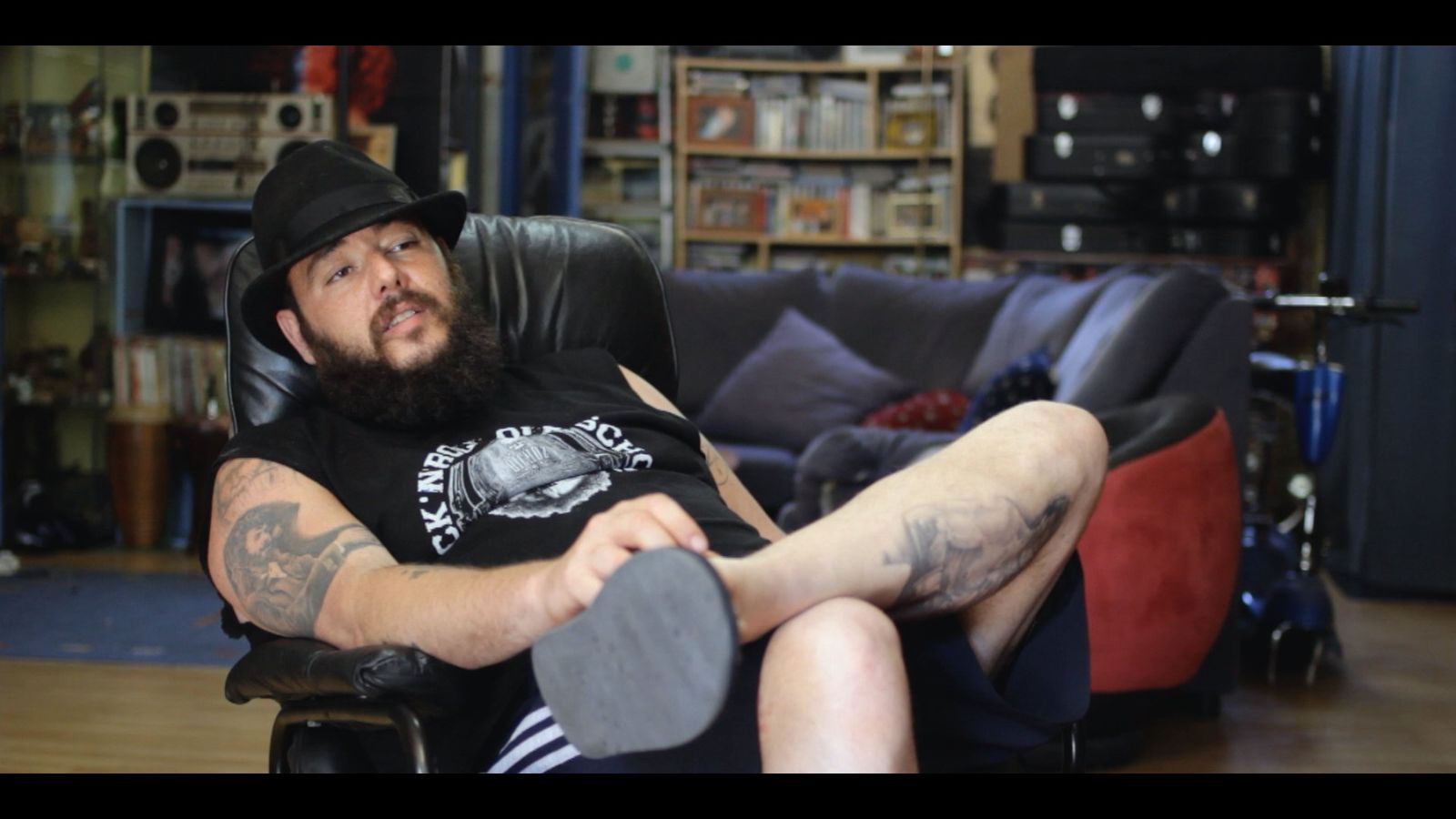 Un dels membres de La Desbanda