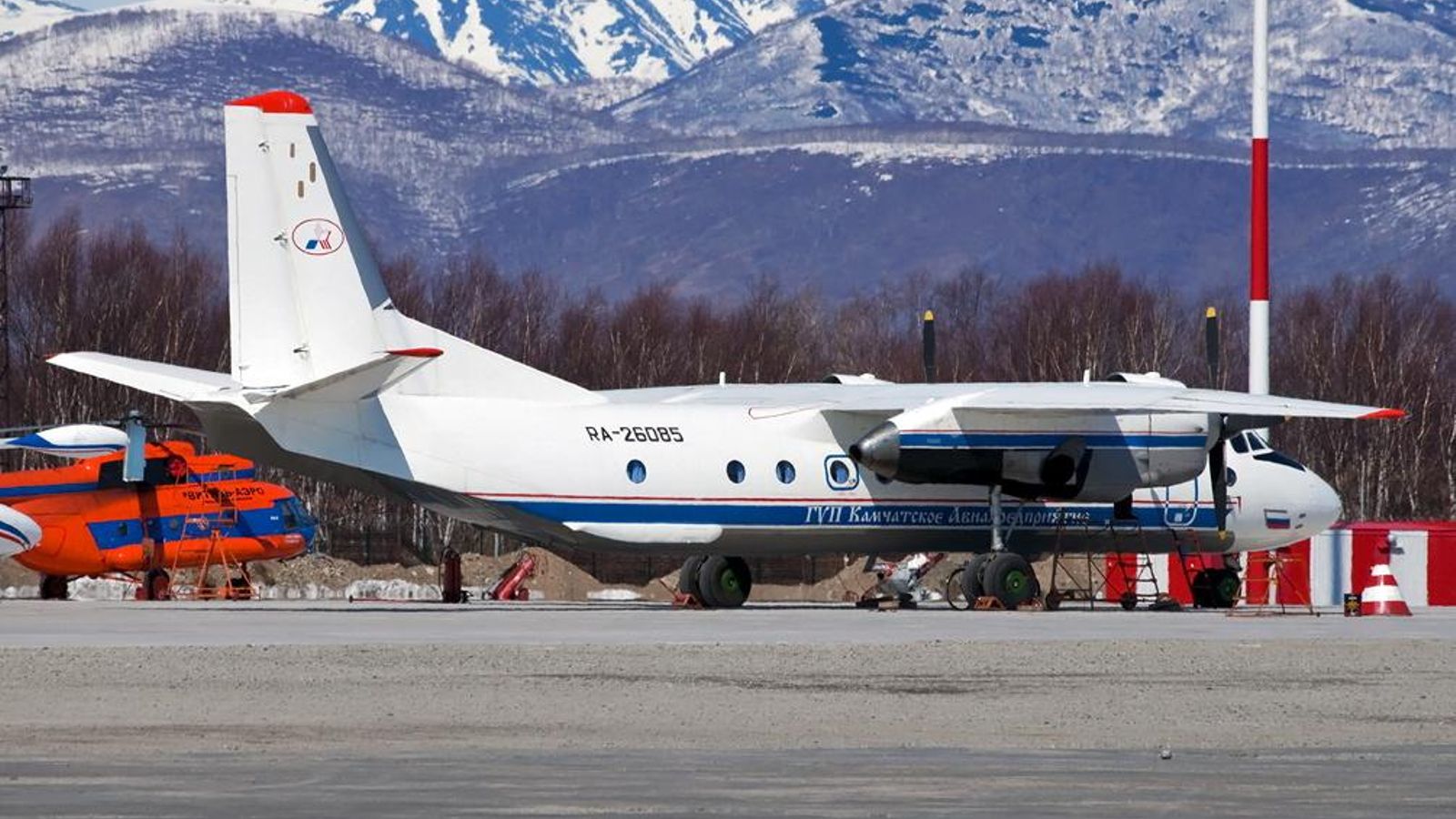 Un avió semblant al que s'ha estavellat a la mar en l'extrem oriental de Rússia
