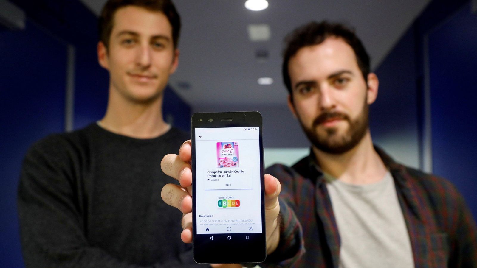 Els fundadors de l'empresa Pablo Rodrigo i Lucas Salinas