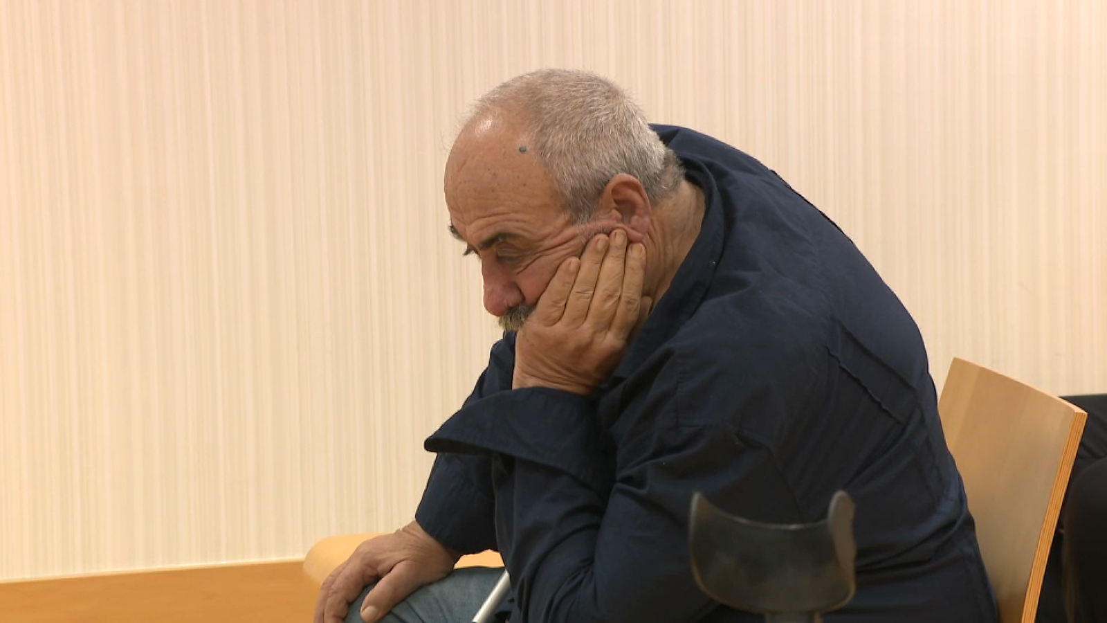 L'exalcalde de Bigastre, José Joaquín Moya, durant el juí