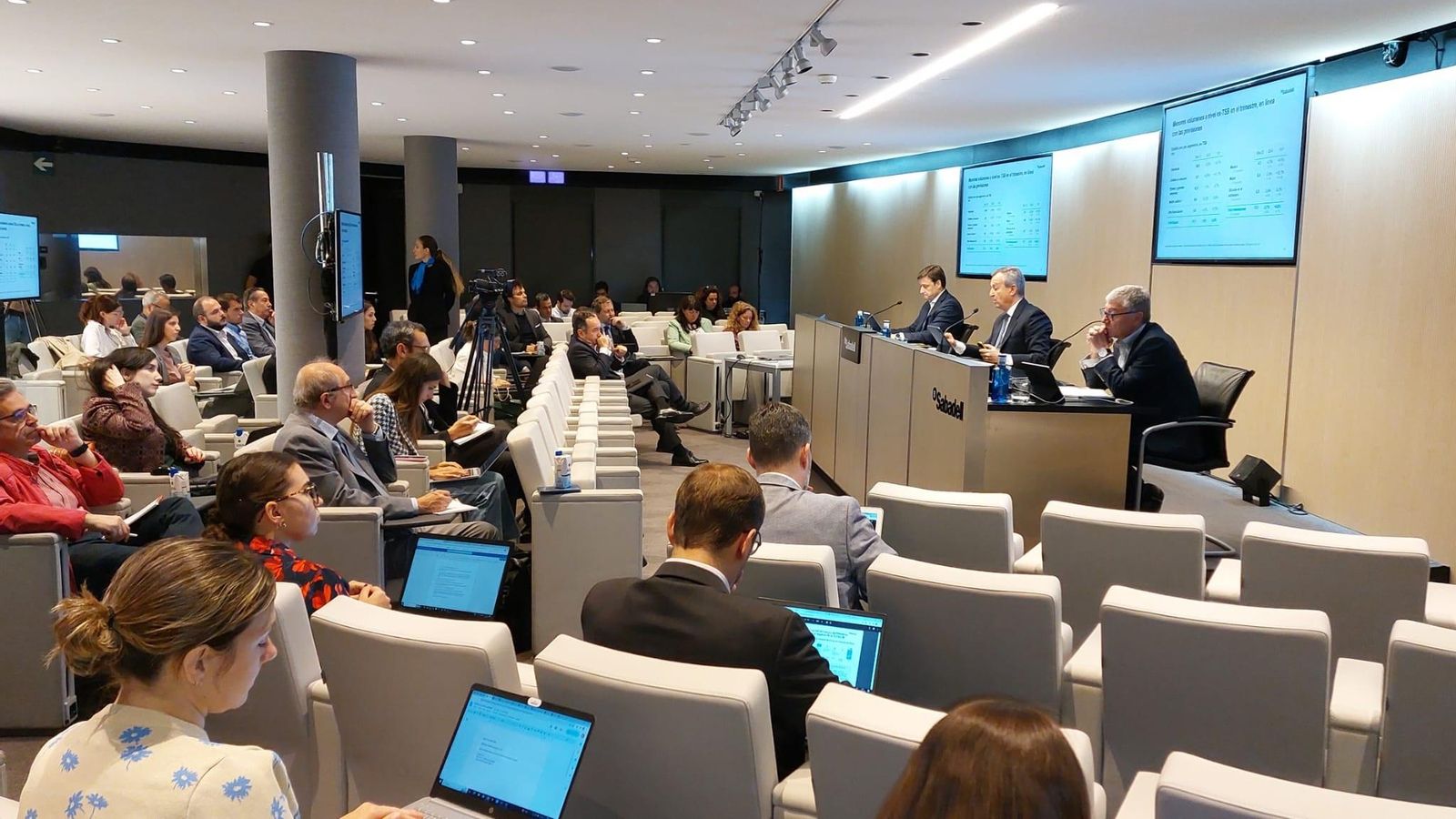 Presentació dels resultats del Banc Sabadell