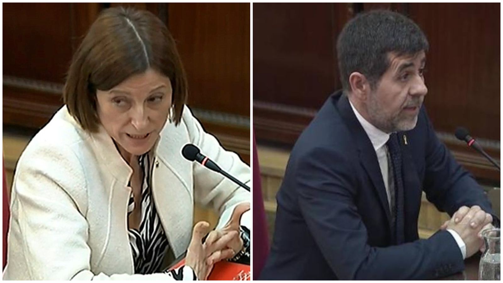 El Constitucional avala la presó preventiva de Sànchez i Forcadell