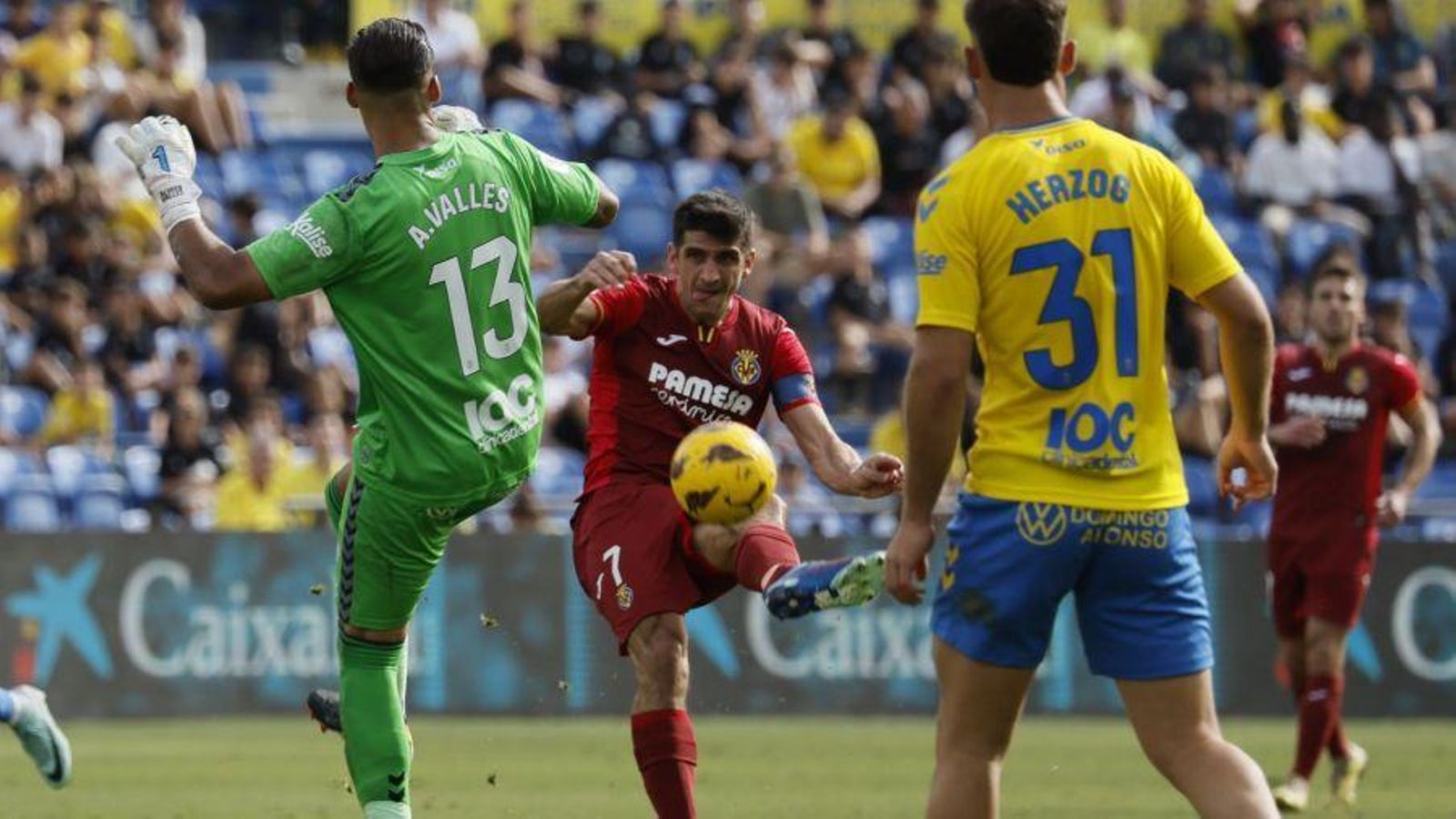 Gerard, en una acció del partit