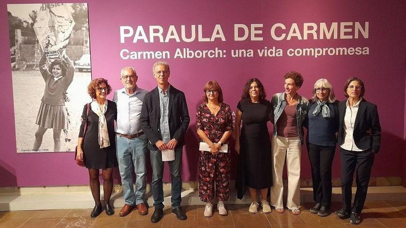 La mostra 'Paraula de Carmen' es podrà visitar fins al gener al monestir de Sant Miquel dels Reis