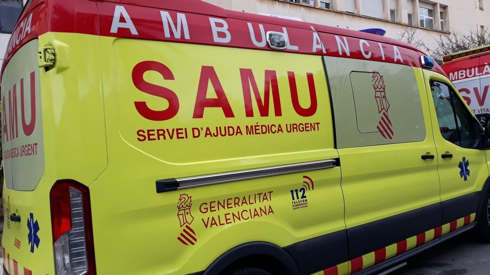 Imatge d'arxiu d'una ambulància del SAMU a Alacant