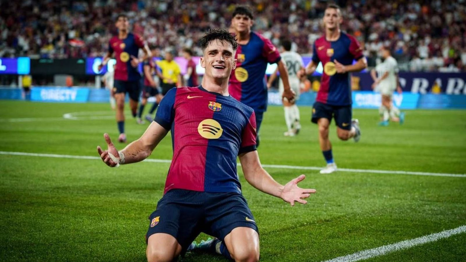 Pau Víctor va marcar en el 'Clàssic' contra el Reial Madrid