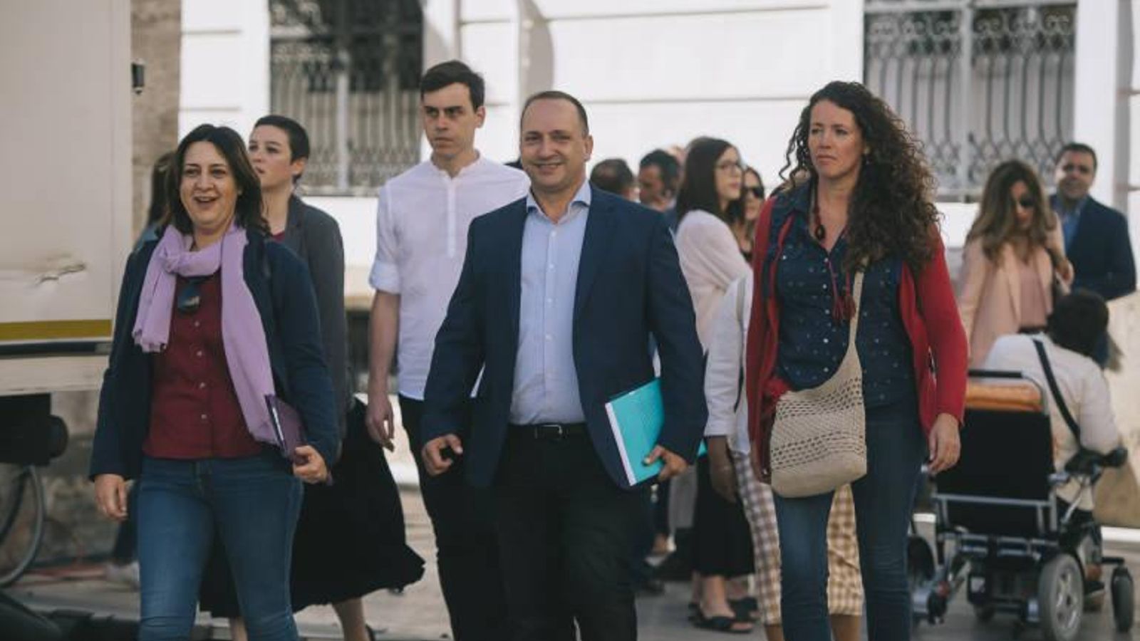 Imatge d'arxiu de Ruben Martínez Dalmau a les portes de les Corts