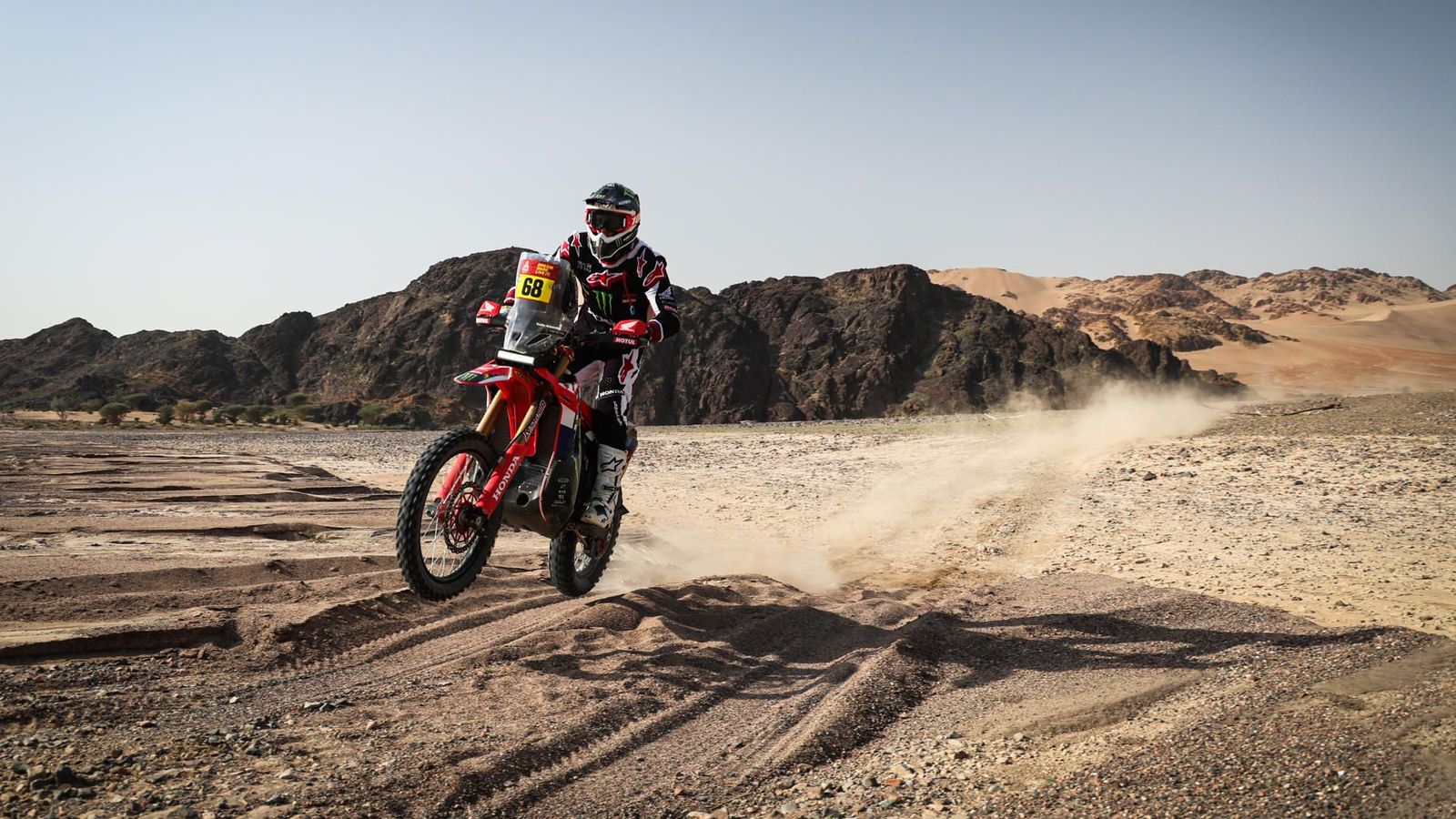 Schareina, durant l'etapa