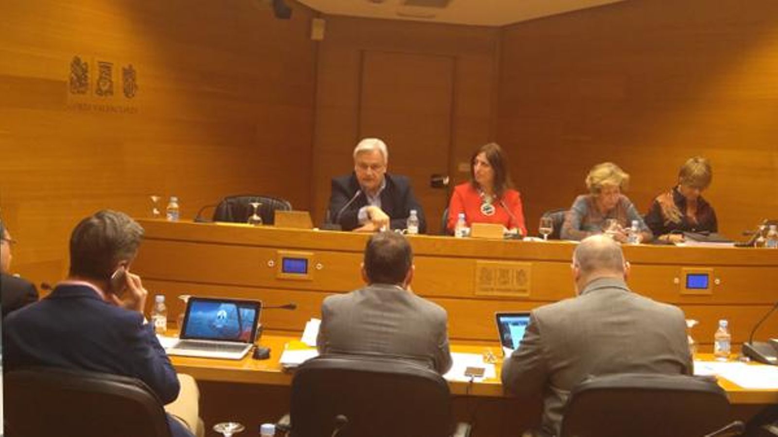 Alberto Català, expresident de Fira València, en la comissió d'investigació de les Corts