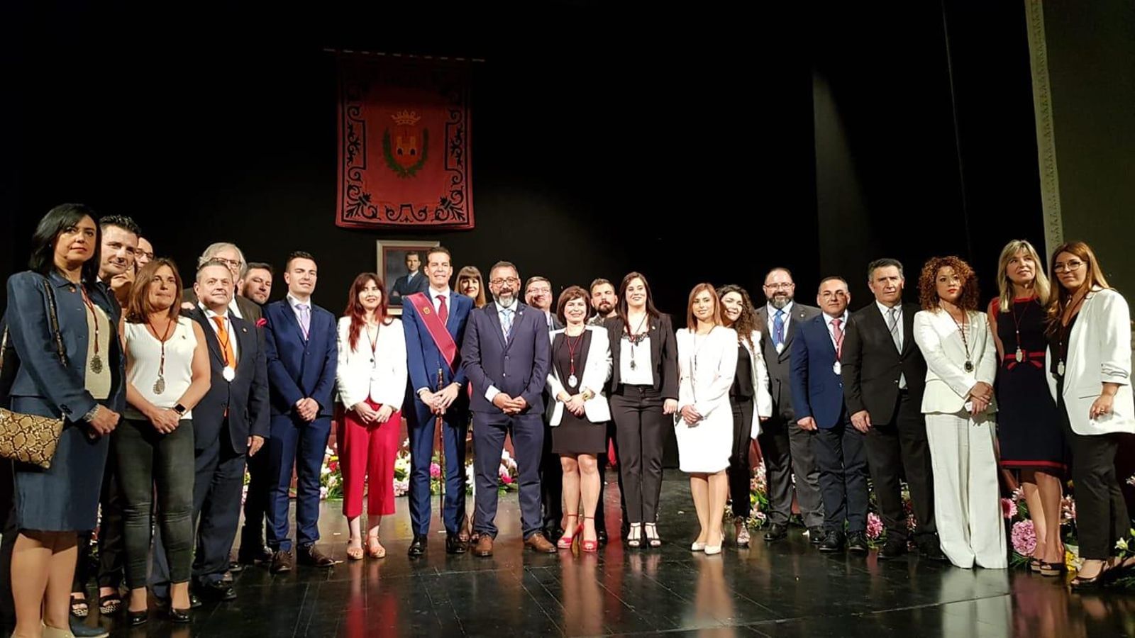 Constitució de l'Ajuntament d'Elda celebrat al Teatre Castelar