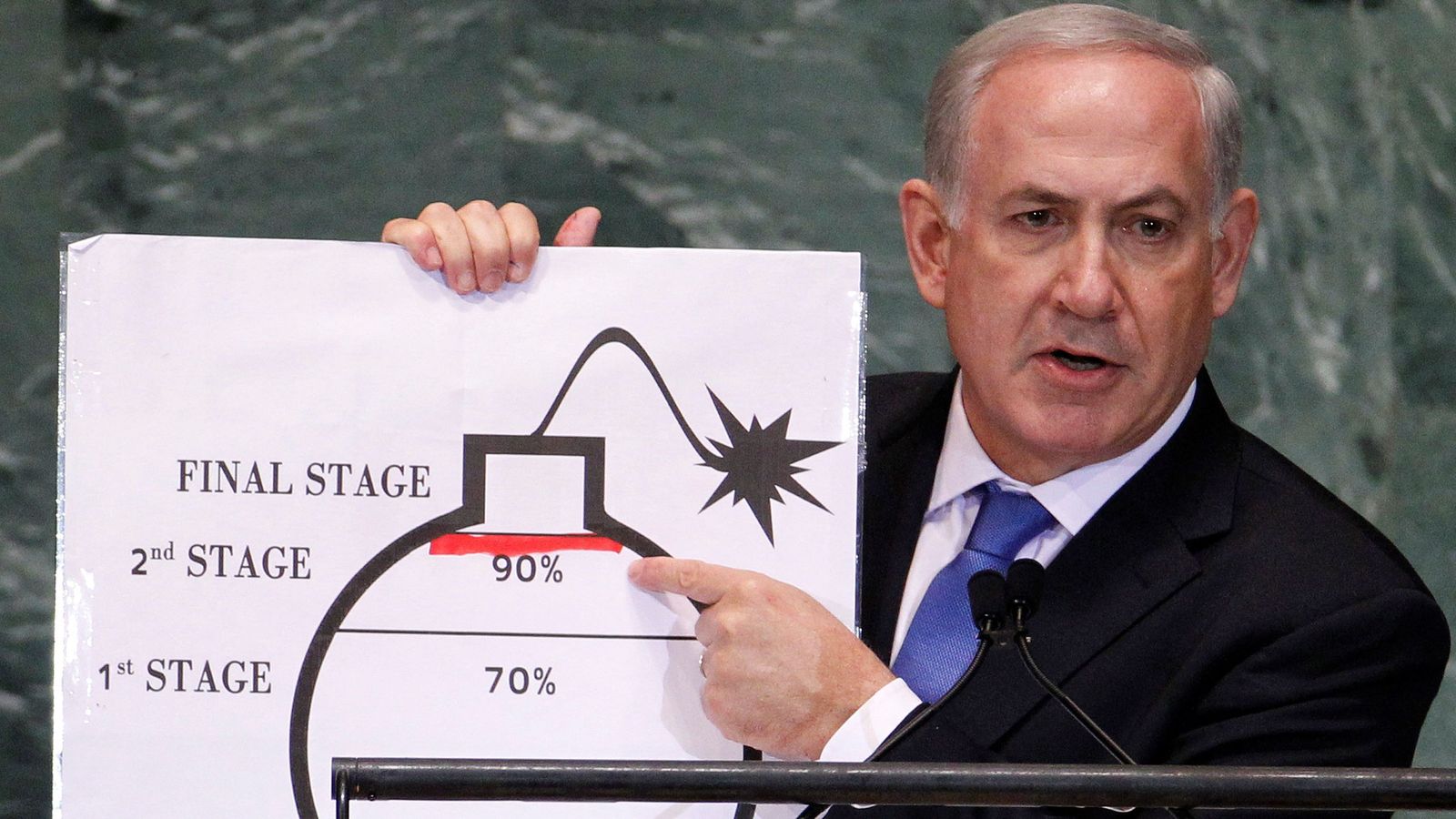 Imatge d'arxiu del primer ministre israelià, Benjamin Netanyahu,