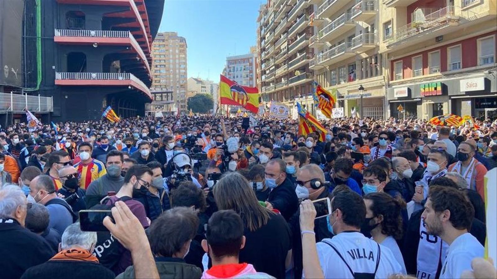 Imatge de la manifestació antiMeriton de desembre