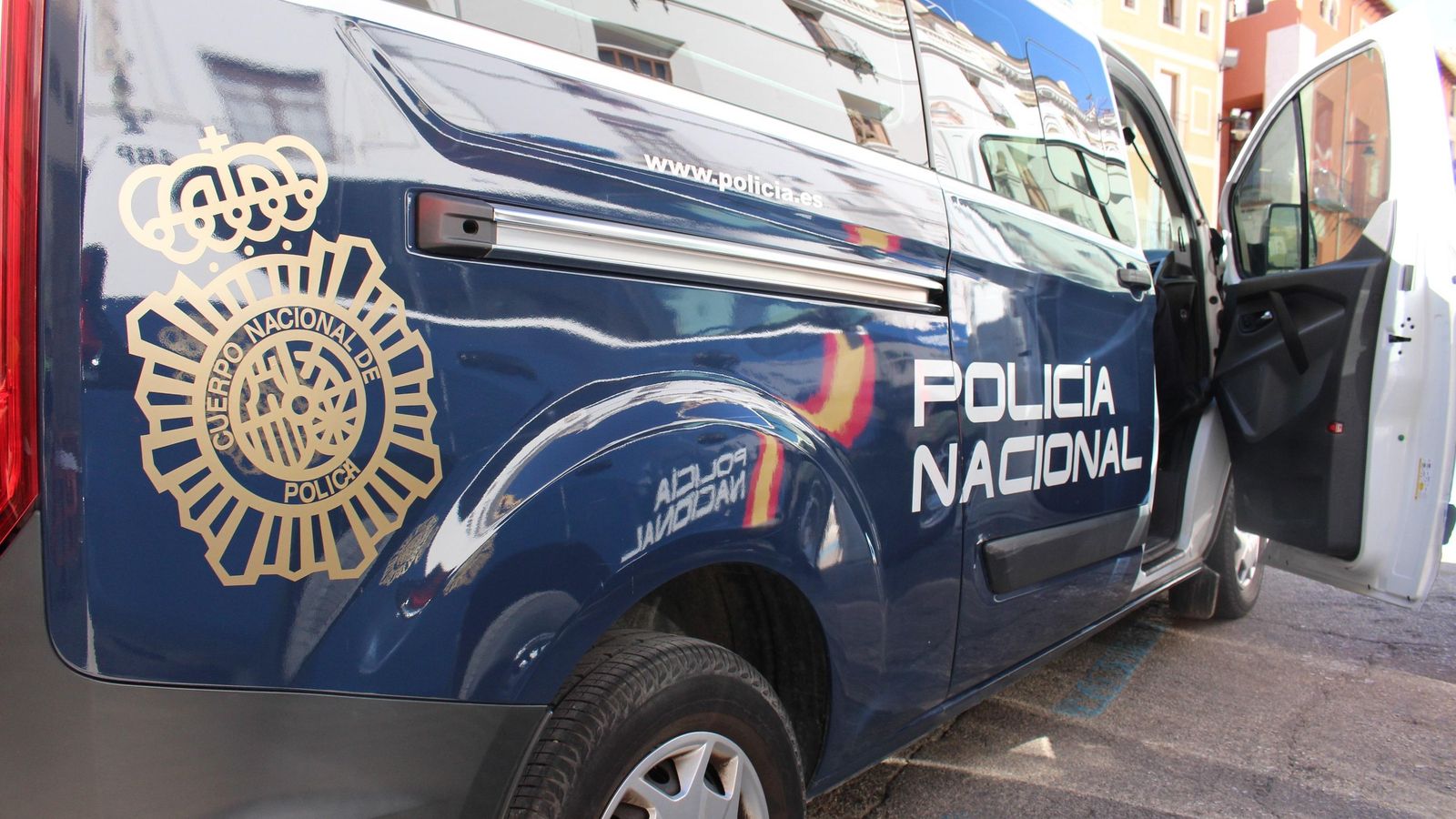 Imatge d'arxiu d'un vehicle de la policia nacional