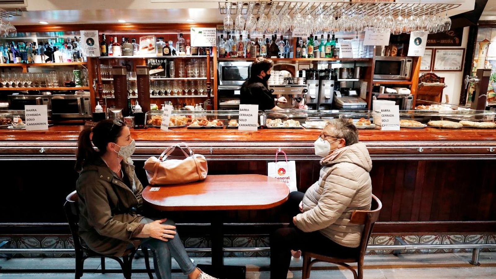 Imatge d'arxiu d'un bar de Pamplona