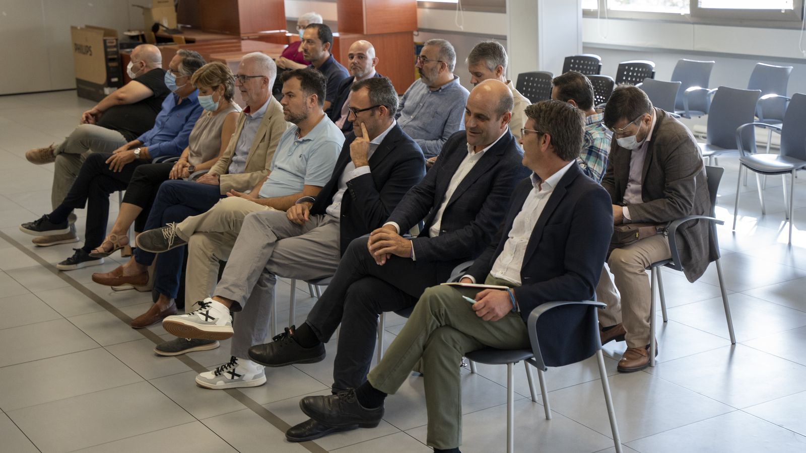 El banc dels acusats del cas Alqueria