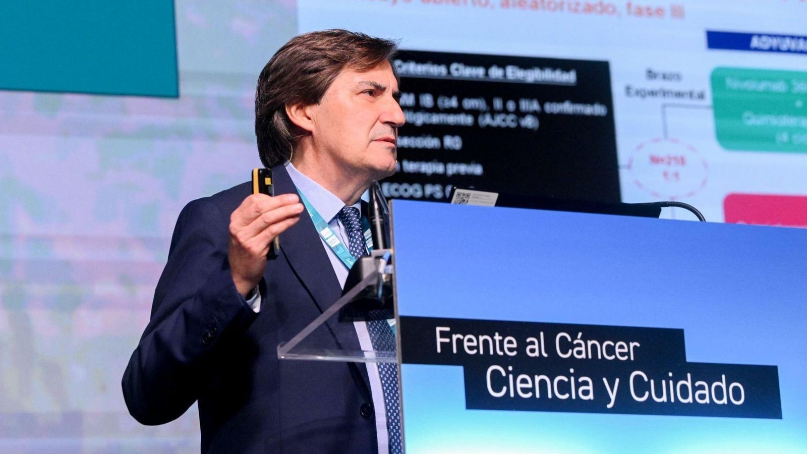 El doctor Mariano Provencio, president del Grup Espanyol de Càncer de Pulmó (GECP), en una imatge d'arxiu