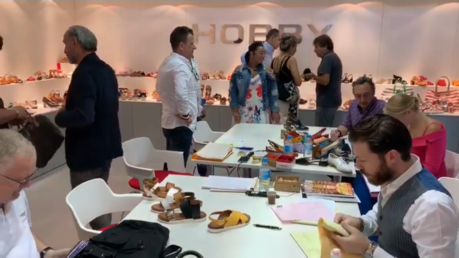 Estand de la marca valenciana Hobby a la fira de Milà